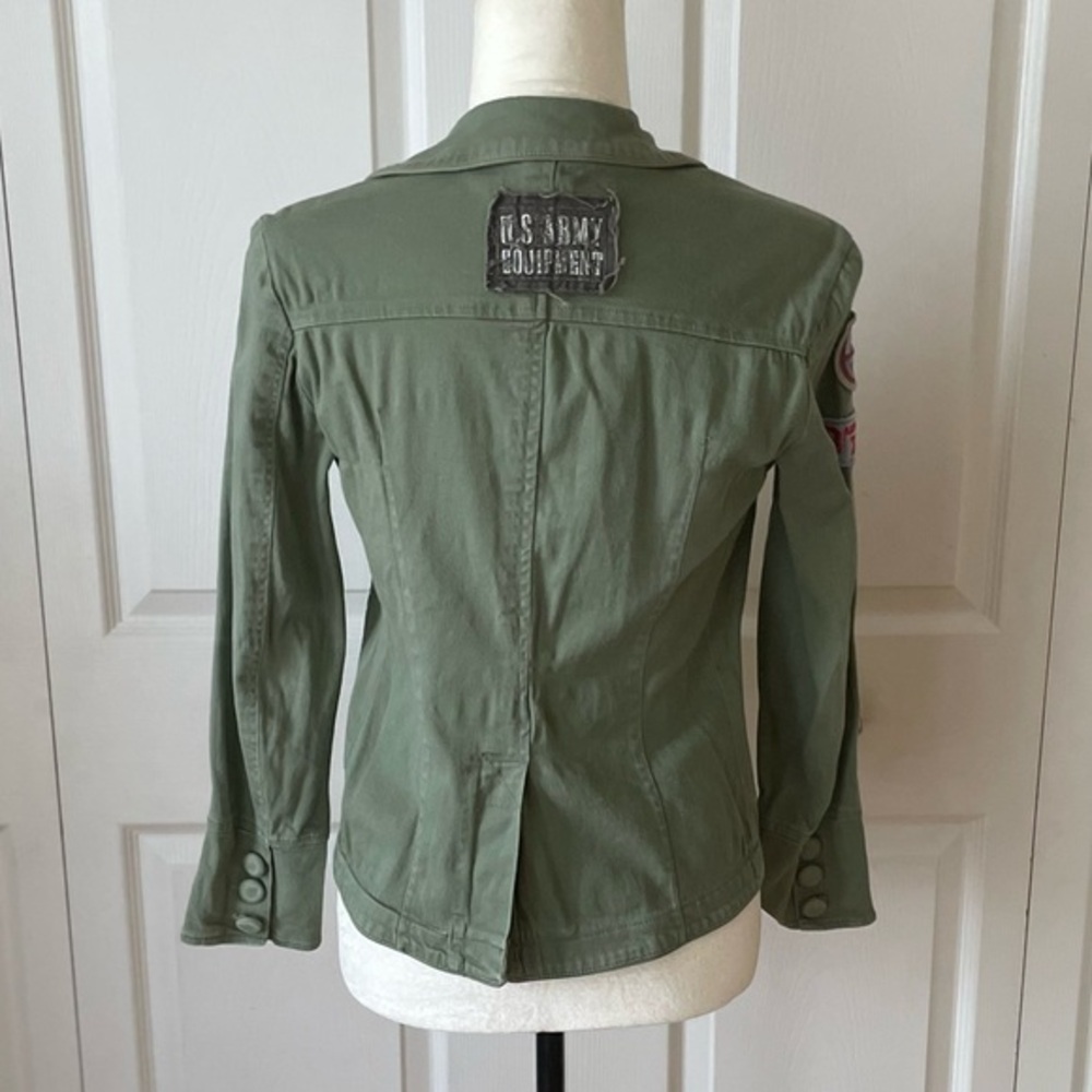 Green Jacket US Army Embroided and patches size S-XS